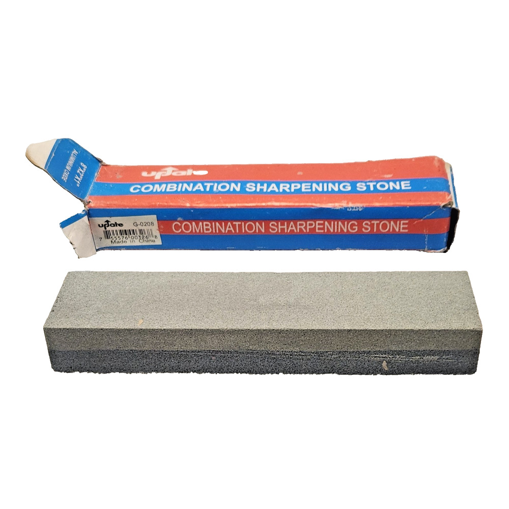 Vintage Update Combination Dual Sharpening Stone Aluminum Oxide Coarse & Fine